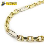 デザインヴェネチアン ブレスレット 20.5cm K18 YG WG 逸品質屋 丸高 尼崎市 Venetian Yellow Gold