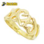 ティファニー トリプルラビング リング イエローゴールド 9号 4.1g レディース 18金 18K K18 YG 逸品質屋 丸高 尼崎市