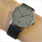 エービーアート a.b.art 腕時計 SERIES O O-111 シルバーグレー文字盤 41mm グレー カーフレザーベルト クォーツ