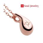 .. подвеска Soul Jewelry Drop K18 rose золотая цепь 45cm