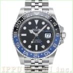 中古 ロレックス ROLEX GMTマスターII 126710BLNR ランダムシリアル ブラック メンズ 腕時計