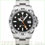 中古 ロレックス ROLEX エクスプローラーII 226570 ランダムシリアル ブラック メンズ 腕時計