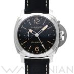 中古 オフィチーネパネライ OFFICINE PANERAI ルミノール 1950 3デイズ GMT 24H アッチャイオ PAM00531 S番(2016年製造) ブラック メンズ 腕時計