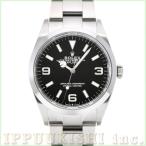 中古 ロレックス ROLEX エクスプローラー 124270 ランダムシリアル ブラック メンズ 腕時計