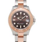 中古 ロレックス ROLEX ヨットマスター 37 268621 ランダムシリアル チョコレート ユニセックス 腕時計