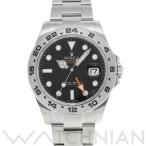 中古 ロレックス ROLEX エクスプローラーII 216570 ランダムシリアル ブラック メンズ 腕時計