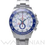 中古 ロレックス ROLEX ヨットマスターII 116680 ランダムシリアル ホワイト メンズ 腕時計
