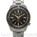 中古 グランドセイコー Grand Seiko スポーツコレクション スプリングドライブ GMT SBGE015 ブラック メンズ 腕時計