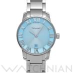 中古 ティファニー TIFFANY & Co. アトラス 2ハンド 29mm 37447188 アイスブルー レディース 腕時計