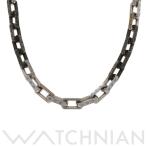 ショッピングルイヴィトン 中古 ルイ ヴィトン LOUIS VUITTON ネックレス モノグラムチェーン シルバー/ブラック M01399 メタル レディース ネックレス