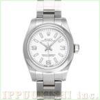 中古 ロレックス ROLEX オイスターパーペチュアル レディ 26 176200 ランダムシリアル ホワイト レディース 腕時計