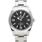 中古 ロレックス ROLEX エクスプローラー 214270 ランダムシリアル ブラック メンズ 腕時計