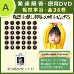 発達障害/絵カード/フラッシュカードDVD教材/言葉が出にくい子が「見て学べる」視覚学習36巻