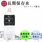 10年 保存水 2l 6本 長期保存水 ミネラルウォーター カムイワッカ麗水 1ケース 非常用保存水 防災用 水 備蓄水