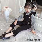 子供服 セットアップ キッズ 女の子 おしゃれ 長袖 春秋 スーツ 3点セット 韓国子供服 シャツ チェック ベスト 長ズボン カジュアル 可愛い 小学生 通学着 新品
