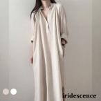 ショッピングシャツワンピ シャツワンピ レディース 長袖ワンピース Vネック ロングシャツ オーバーサイズ リネンワンピース 体型カバー シャツワンピース 秋 長袖