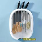 ショッピングキッチン雑貨 日用雑貨 キッチン雑貨 キッチン用品 壁掛け 包丁スタンド キッチンツール 扉付き フック キッチンアイテム 見せる収納 ホワイトおしゃれ