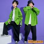 ダンス 衣装 ヒップホップ キッズ HIPHOP シャツ ゆるシャツ コール天生地 カーゴパンツ ダンスパンツ キッズダンス衣装 ダボダボ 練習着 男の子 女の子 子供
