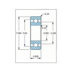 ミネベア ボール・ベアリング DDL-730 オープン ステンレス 3x7x2mm