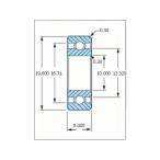 ミネベア ボール・ベアリング DDL-1910 オープン ステンレス 10x19x5mm