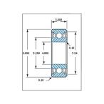 ミネベア ボール・ベアリング DDL-840ZZ ステンレス 4x8x3mm