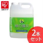 ショッピング食器洗剤 洗剤 5L 業務用 緑の魔女 2本セット まとめ買い 食器洗剤 食器用洗剤 食器 液体洗剤 キッチン用洗剤 大容量 キッチン ミマスクリーンケア