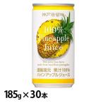 (30本)神戸居留地 パインアップル 100% 缶 185g 富永貿易