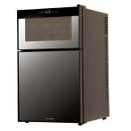 Grand-Line 2ドアミラーガラス冷蔵庫一体型ワインクーラー 62L ブラック WRH-M262 （D）