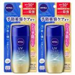 日焼け止め 2個セット ニベア ジェル ニベアUV ディープ プロテクト＆ケア ジェル 顔 からだ SPF50 PA++++ 花王