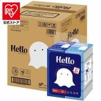 ティッシュ ティッシュペーパー Hello ソフトパック 180組 10パック 12個セット ハロー ソフトパックティシュ ハーフ 小さめ コンパクト