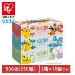ショッピングティッシュペーパー ティッシュ 数量限定品 18個セット スコッティ ティッシュペーパー ティシュー フラワーボックス 250組 3箱パック ポケモン 41358 日本製紙クレシア株式会社