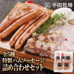 平田牧場 金華豚 三元豚 米 ハム ソーセージ 生ハム ベーコン 平田牧場特製ハムソーセージ詰合せセット CHK23-1  (代引不可) (TD)