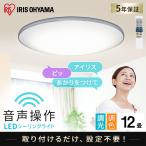 シーリングライト led 6畳 8畳 12畳 おしゃれ 調光 調色 節電 音声操作 照明器具 照明 リモコン CL12DL-6.1MUV アイリスオーヤマ 安心延長保証対象