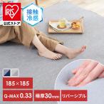 ラグ 厚手 2畳 おしゃれ リバーシブル 極厚 ラ・クッションラグ ACRR-CM1818 アイリスオーヤマ