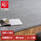 ラグ 2畳 カーペット ラグマット 北欧 絨毯 消臭 杢シープ調ラグ すべり止め付き ホットカーペット 冬 アイリスオーヤマ ORG-S1818