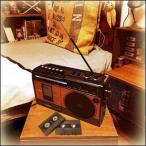 ラジカセ カセットデッキ 木目調 クラシカルラジカセ FM AM ラジオ カセット カセットテープ 再生 プレーヤー クラシカル レトロ デザイン チコニア TY-1710