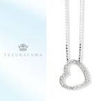 Yahoo! Yahoo!ショッピング(ヤフー ショッピング)ネックレス レディース ハート オープンハートネックレス ジルコニア CZダイヤ（キュービックジルコニア） シルバー925 プレゼント 結婚記念日 ギフト