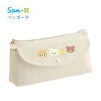 サンエックス リラックマ BASIC RILAKKUMA Favorite Things ペンポーチ PT16301 シンプル ポーチ 小物入れ メイクポーチ 収納 仕切り ポケット付き 筆入れ 文房