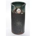 〔店長イチオシ〕〔最短翌日配送〕傘立て 陶器 信楽焼 木のりふくろう傘立 屋外 傘たて 傘入れ 傘置き 玄関収納