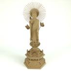 ショッピング仏像 仏像 桧 六角台座 東立弥陀 ５寸 檜 桧木 真宗大谷派 東本願寺 東 阿弥陀如来 阿弥陀如来像 仏壇 本尊 仏様