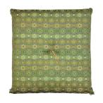 御前座布団 仏壇座布団 お寺様用 圧縮綿 燭甲華紋 利休 緑 住職用 法事用 法事 法要 お坊さん お寺 仏事 お盆 お彼岸 仏前座布団 仏壇用品　