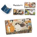 マンハッタナーズ キーケース 本革 レディース 猫 ライブリーパース キーホルダー 可愛い 猫柄 075-1661 60サイズ 1年保証 プレケア特典