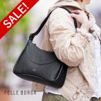 ペレボルサ セール 30％OFF バッグ PELLE BORSA  2wayショルダー ハンドバッグ ブラック レネット 斜め掛け ショルダー 4787 80サイズ プレケア特典 1年保証