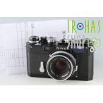 Nikon S3 Original Black Paint + W-Nikkor 35mm F/1.8 Lens CLA By Kanto Camera #49818D2