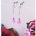 Yahoo! Yahoo!ショッピング(ヤフー ショッピング)イヤリング　さくらキャッツアイ　天然石　猫目石　キャッツアイ　ピンク　桜色　揺れる　レディース　ファッション雑貨　かわいい　おしゃれ