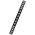 取付金具 黒 穴径7mm 25×300mm  [ エーモン(amon) G253 ]