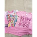 定価3,630円　プリキュアオールスターズ/キミとアイドルプリキュア♪ 天竺薄手　光る2TOPSパジャマ  【2781512】ピンク