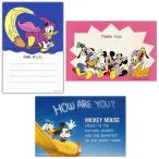  Disney Дональд Mickey др. открытка 3 вида комплект Япония производитель производство конец товар 