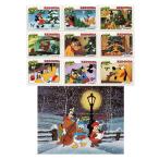 ディズニー　ミッキー　チップ＆デール　切手/小型シート1枚＆切手9枚（プルートのクリスマスツリー）　発行国Redonda　1981年発行　新品