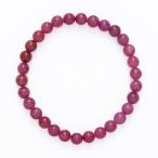 ルビーブレスレット6mm31玉No.6